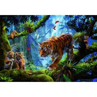 Educa Puzzle Tigres dans les Arbres - 1000 pièces