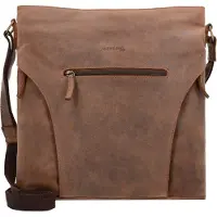 Greenland Nature Nature Cuir sac à épaule Monte Shoulder Bag Brown brun
