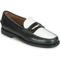 Sebago pour femme. 7001530 Mocassins en cuir Classic Dan noir (40), Plat, Aucun, Casuel, Classique