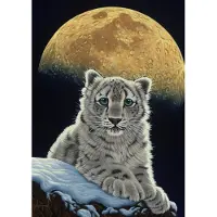 Grafika Puzzle Schim Schimmel - Moon Leopard - 1500 pièces