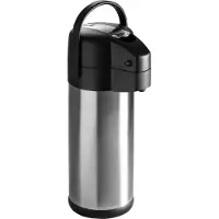 Hendi Pichet à pompe | acier inoxydable | 3 litres