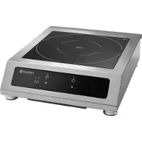 Hendi Cuisinière à induction modèle 3500 D XL, Profi Line, 230V/3500W, 390x560x(H)120mm