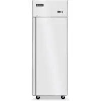 Hendi Congélateur Arktic Profi Line à 1 porte, 3 étagères, 940 litres, en acier inoxydable