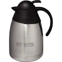Olympia Pichet isotherme en acier inoxydable, « EAU CHAUDE », 1,5 l