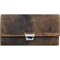Green Burry Porte-monnaies 'Vintage' marron