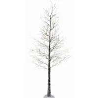 Lumineo Arbre de lumières de Noël Snow LED blanc chaud 1,25 mètres