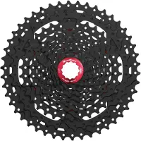 Sunrace Cassette d'indexation MX3 10 vitesses 11-46 dents chrome noir
