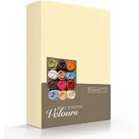 Romanette Drap-housse Romanette Jaune (Velours)-Lits Simples (80/90 x 200/210/220 cm)