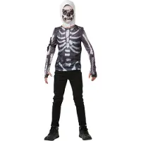 Barbecook Déguisement Top et Cagoule Ado Skull Trooper Taille XL