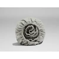 Yumeko Drap-Housse Yumeko Light Grey (Flanelle)-80 x 200 cm