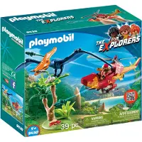 Playmobil 9430 L'hélicoptère des explorateurs avec Ptéranodon