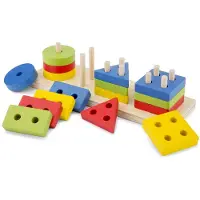 Woet Trieur de formes géométriques et de couleurs, +12 mois, New Clasic Toys