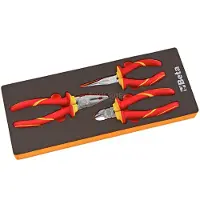 Beta Tools M135 - Mousse d'incrustation de pinces VDE 3 pièces
