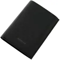 OXMOX porte-monnaie New Cryptan Kombibörse Pure Print Black Black noir