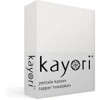Kayori Drap-Housse Surmatelas Kayori Shizu Offwhite (Percale)-180 x 210/220 cm