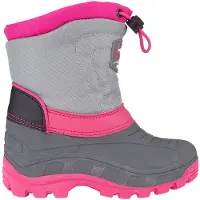 Winter-Grip Bottes de Neige Winter-Grip Junior Northern Flicka Gris Anthracite Rose-Taille 27 - 28