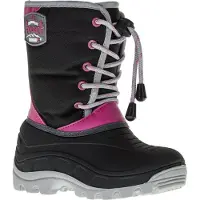Winter-Grip Bottes de Neige Winter-Griip Junior Northern Hiker Noir Gris Rose-Taille 29 - 30