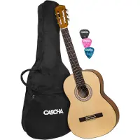 Cascha HH 2137 4/4 Natural Guitare classique