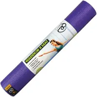 Fitness-Mad tapis de yoga Warrior II 4mm violet - antidérapant et confortable