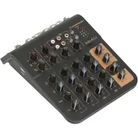 Audiophony Mixer 4 Canaux 2 Microphone Stéréo 1 Aux Et Port Usb Mi4u (h10910)