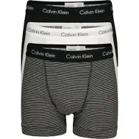 Calvin Klein 0000u2662g Trunk Boxers 3 Units Blanc,Noir M Homme