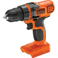 Black & Decker Black&Decker Akku-Bohrschrauber 18V ohne Akku u.LG BDCDD18N