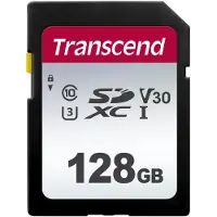Transcend 300s Sd Class 10 128gb Memory Card Noir