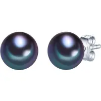 Valero Pearls Boucles d'oreilles gentiane / argent