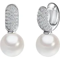 Rafaela Donata Boucles d'oreilles argent / transparent / blanc perle