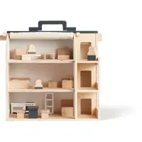 Kids Concept Maison de Poupées - Bois - 34x39x19 cm - Aiden - - UneTaille - Maison de Poupées