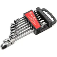 OEM Anneau d'inclinaison professionnel 8 pièces, cliquet, jeu de clés ouvertes