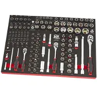 OEM Insert de tiroir haut de gamme - 130 pièces pour chariot à outils