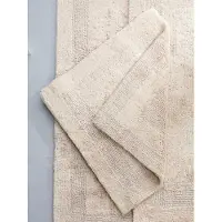Cawö Tapis de Bain Cawö Uni Réversible Nature-60 x 60 cm