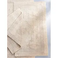 Cawö Tapis de Bain Cawö Uni Réversible Nature-60 x 100 cm