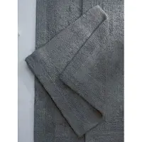 Cawö Tapis de Bain Cawö Uni Réversible Anthracite-60 x 60 cm