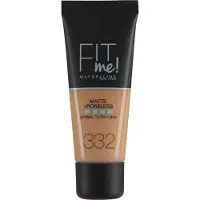 Maybelline Fit Me! Matte+ Poreless Liquid Foundation 332 Golden Caramel 30 ml