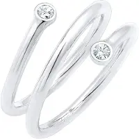 Elli Bague 'Wickelring' argent