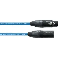 Cordial Câble Micro XLR 10 M Bleu