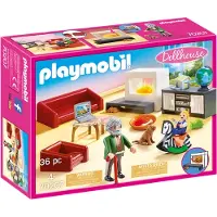 Playmobil Dollhouse 70207 Salon avec cheminée