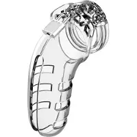 Man Cage Cage De Chasteté #6 - 14 Cm Transparent