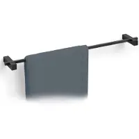 Zack Porte-Serviette Zack Carvo Noir 66 cm