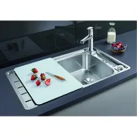 BLANCO Evier Axis III 45 S-IF 860 x 510 mm inox satiné 522102