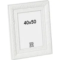 Walther design Cr050w Cadre En Bois Barock, 40 X 50 Cm, Blanc