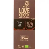 Lovechock Noir Intense, 99 % Cacao 70 g Chocolat