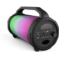 BigBen Interactive iDance tragbare Party Box Cyclone 400 Bluetooth 50 Watt, UKW, MP3, Audio Line.In, USB schwarz
