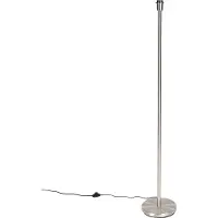 QAZQA Lampadaire moderne en acier sans abat-jour - Simplo