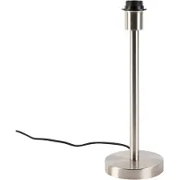 QAZQA Lampe de table moderne en acier sans abat-jour - Simplo