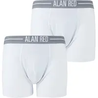Alan red Boxers Lot de 2 Blanc