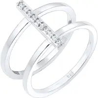 Elli Bague argent / transparent