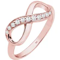 Elli Bague 'Infinity' or rose / blanc